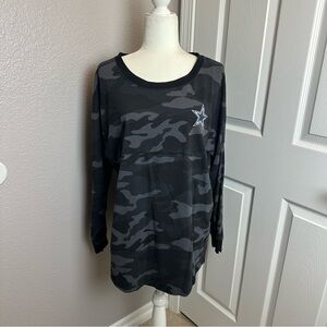 New Era Black Dallas Cowboys Camo Long Sleeve T-Shirt
